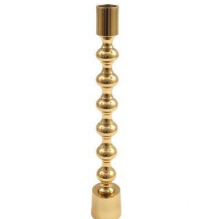 Laurie Candlestick Holder in Gold, 30cm