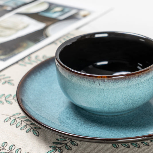 Mediterranean Blue Ceramic Small Bowl