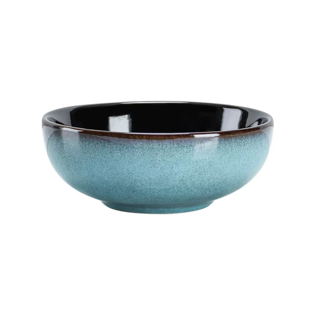 Mediterranean Blue Ceramic Bowl