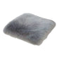 light gray 35*35cm real lambswool chair pad,pieces