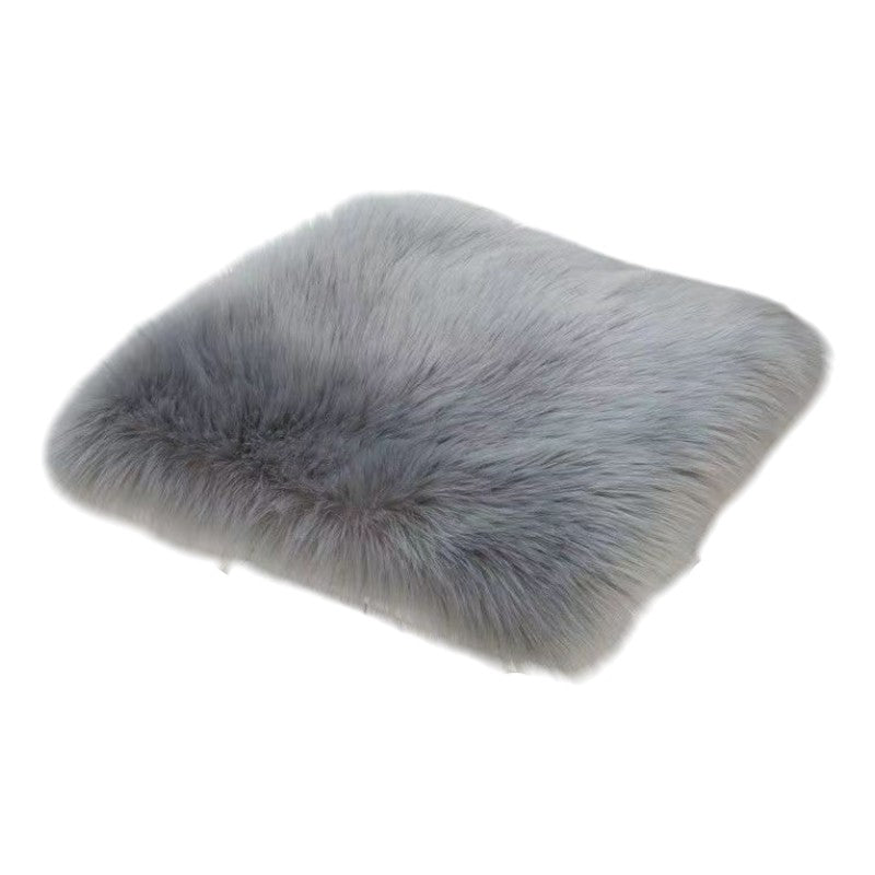 35×35cm real lambswool chair pad – soft and luxurious seat cushion, made from genuine wool for warmth and comfort, breathable and durable, perfect for dining chairs, office seats, or home décor, available in multiple pieces.