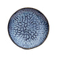 Ocean Blue 25cm Embossed Round Plate – Elegant Ceramic Plate with a Textured Ocean Blue Design – Perfect for Serving Main Courses, Salads, or Desserts – Adds a Refreshing and Stylish Touch to Your Tableware Collection