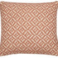 ORANGE CHECKERED CUSHION 45.7x45.7cm – Stylish, Soft Cotton Cushion with Classic Orange Checkered Design – Decorative Accent Pillow for Living Room, Bedroom, or Office – Comfortable & Easy to Maintain