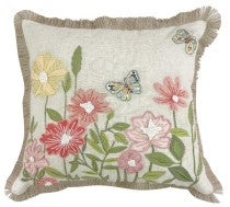 SPRING PRINTED FLORAL CUSHION 45x45CM – Elegant Decorative Cushion with Fresh Spring-Inspired Floral Design – Soft, Lightweight & Comfortable – Ideal for Sofas, Beds, Chairs – Easy Care & Maintenance