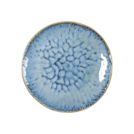 Ocean Blue 10' Embossed round plate