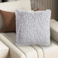 Light grey 40×40cm real wool cushion – one-sided genuine wool with soft insert, plush and breathable for ultimate comfort, perfect for sofas, chairs, and home décor, adds warmth and elegance to any space.