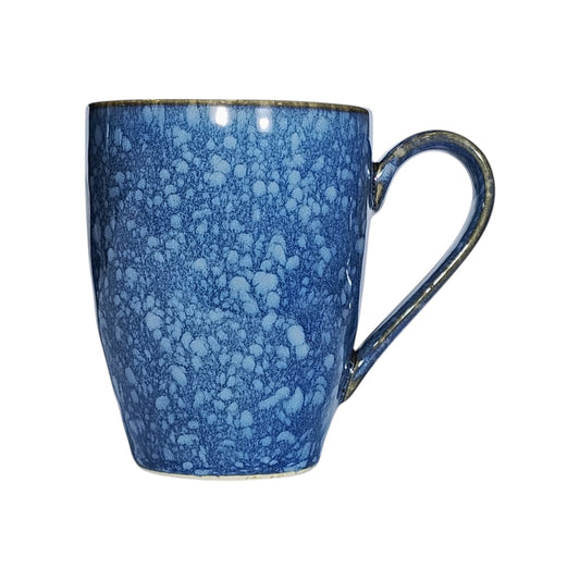 Waterdrop Single Mug 300ml – Elegant Blue Ceramic Mug with Waterdrop Design – Ideal for Coffee, Tea, or Hot Beverages