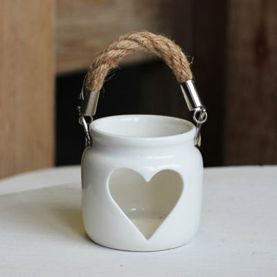 White Heart Lantern, 7cm