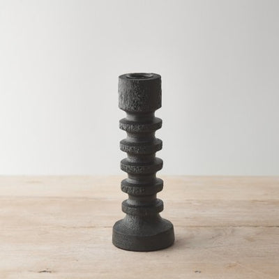 Wooden Candle Pillar, 15cm