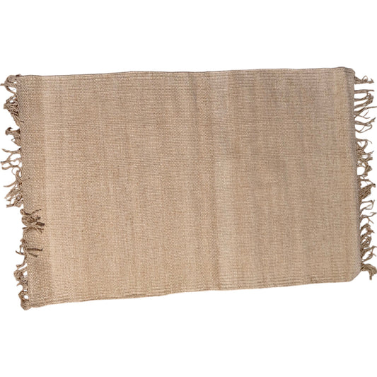 RANCHI Jute Rug 60x90cm - Handwoven Natural Jute Area Rug, Rustic Boho Style, Durable & Eco-Friendly, Ideal for Living Room, Bedroom, or Entryway - Easy Care and Sustainable Decor