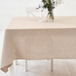 100% Cotton Pastoral Tablecloth – 130x250cm, Apricot, Soft & Durable, Farmhouse Dining Table Cover, Rustic Boho Style, Machine Washable, Perfect for Home, Weddings, Parties & Holiday Decorations