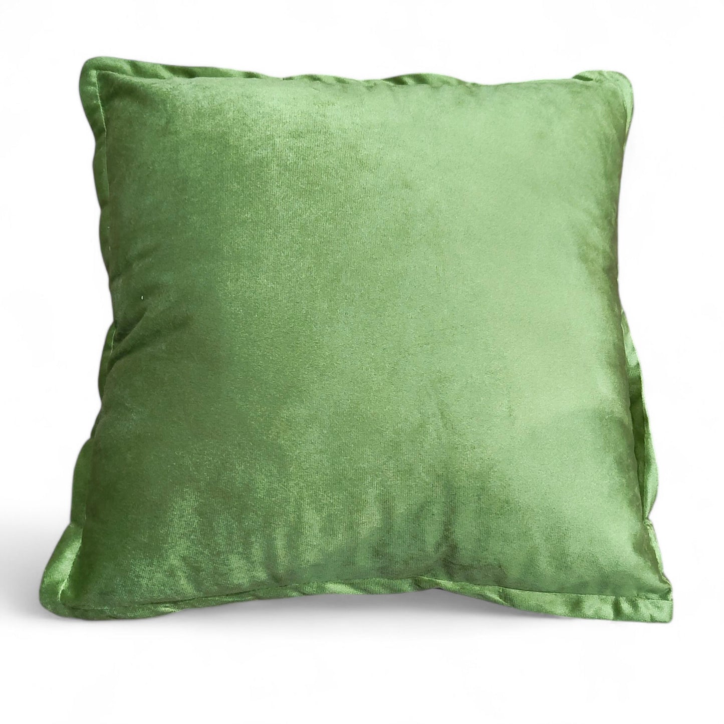 Crushed Velvet Cushion Green 45x45cm – Luxurious Decorative Pillow for Home Decor