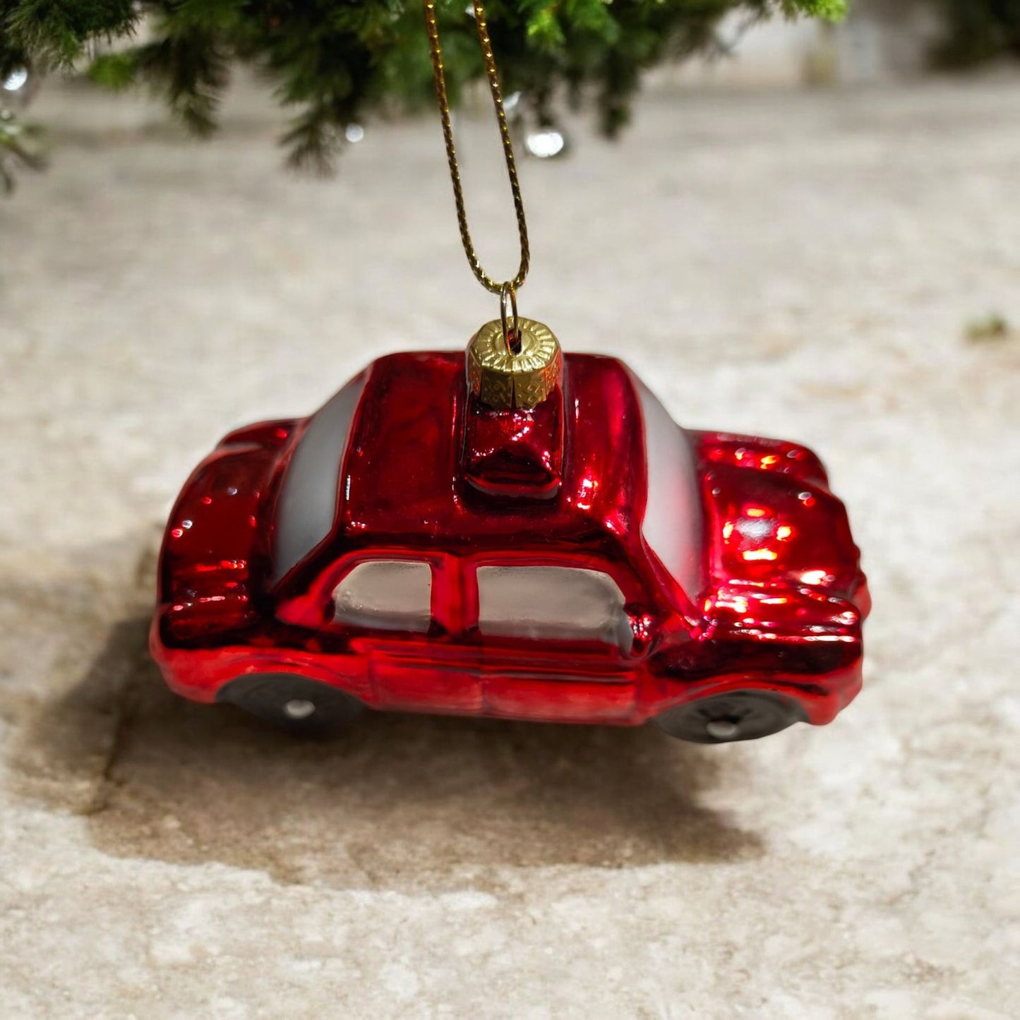 Vintage Bicycle Christmas Ornament – Nostalgic Holiday Decoration in Timeless Retro Design, 4" x 2.5", Handcrafted Metal and Resin for Classic Festive Charm