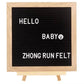 Black Felt Menu Letterboard 30.5x30.5cm – Stylish and Versatile Letterboard for Displaying Menus, Quotes, or Messages – Perfect for Restaurants, Cafes, or Home Décor with Customizable Letters