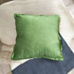 Crushed Velvet Cushion Green 45x45cm – Luxurious Decorative Pillow for Home Decor