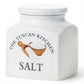 Tuscan Kitchen Porcelain Square Salt Cannister 1L