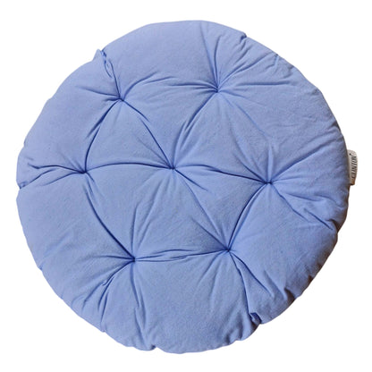 Solid Circular Chair Pad 40x5cm - Comfortable Cotton Cushion for Stylish and Supportive Seating