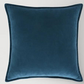 Velvet Shimmer Cushion 45.7x45.7cm Blue – Luxurious Decorative Pillow for Home Décor