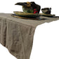 VASAI Light Grey Table Cloth, 160x160cm, 100% Cotton - Elegant Dining Essential for Every Occasion