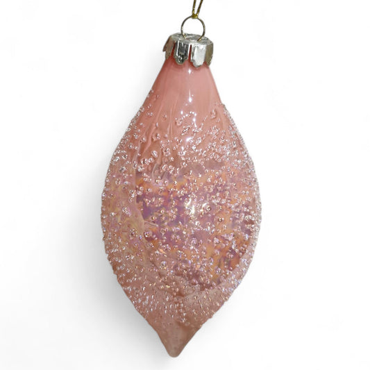 Charming Pink UFO Ornament - A fun and whimsical holiday decoration to bring a playful touch to your Christmas tree. Perfect for adding some unique, festive flair to your seasonal decor!