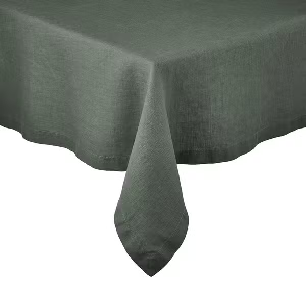 100% Cotton Pastoral Tablecloth 130x250cm Green