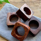 Natural Touch Wooden Napkin Ring Set of 4 – Handcrafted Rustic Table Decor, Perfect for Elegant Dining & Special Occasions, Adds Charm to Any Table Setting with Unique, Eco-Friendly Wooden Design