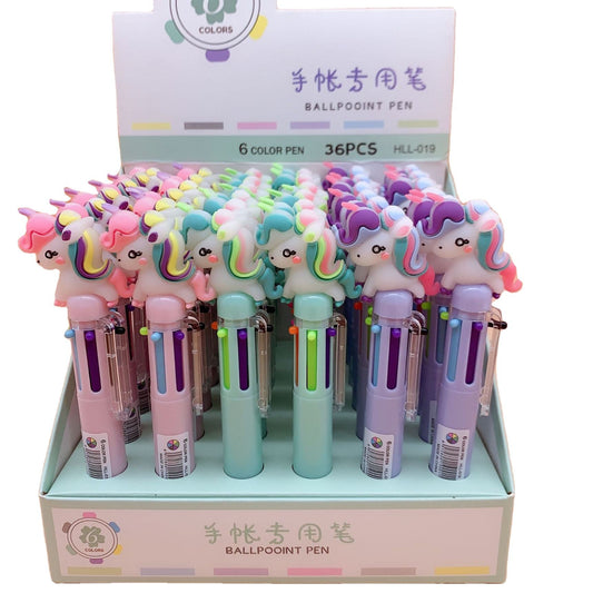 Colorful rabbit gel pen