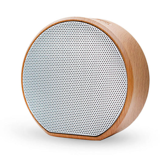 3W Portable Bamboo Bluetooth Small Speaker | Eco-Friendly Wooden Design | Wireless Audio for Mobile Phone | Rechargeable Battery | Compact and Lightweight | High-Quality Sound | Perfect for Travel