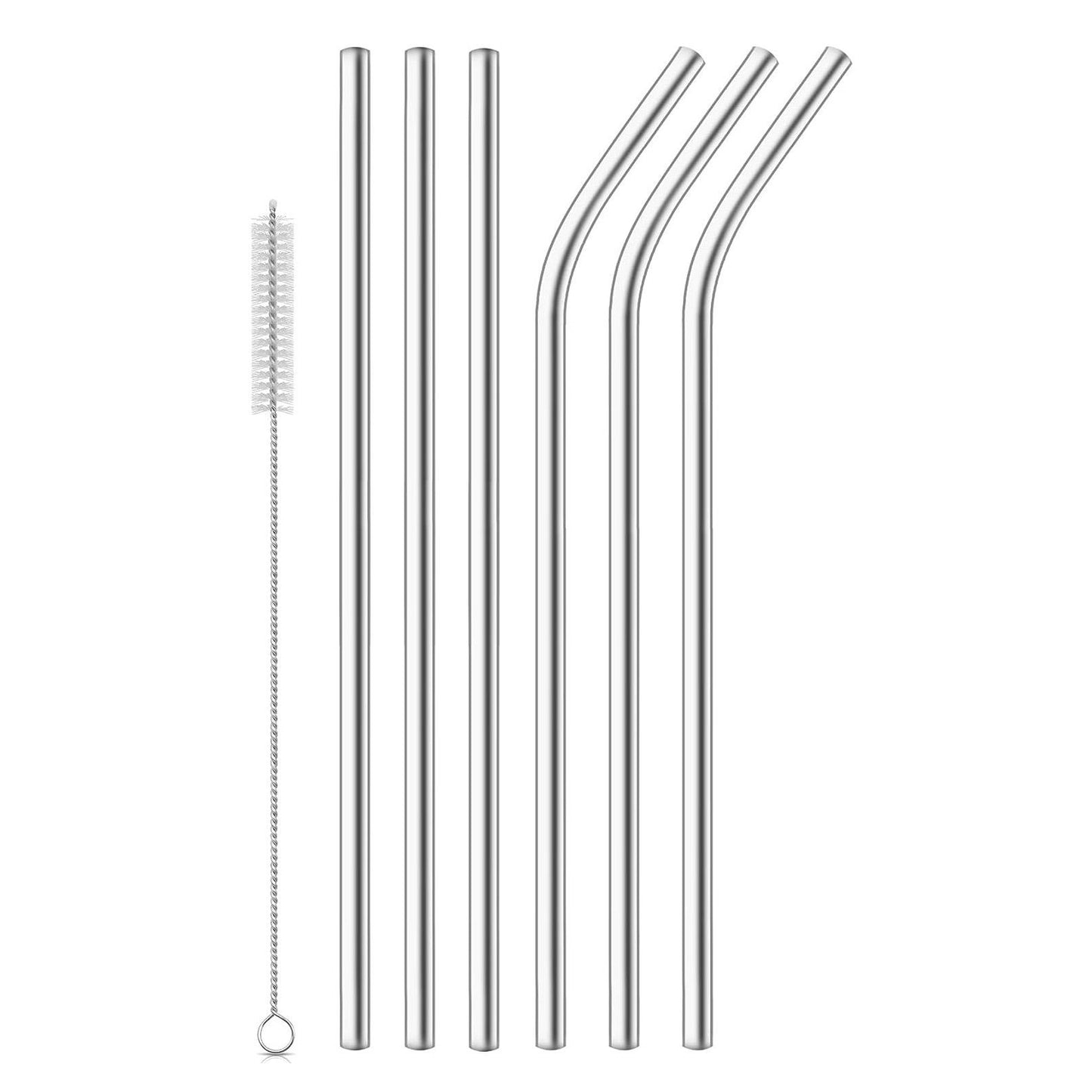 Reusable Bending Metal Drinking Straws for Party Fruit Juice, Milk, Cocktail and Cold