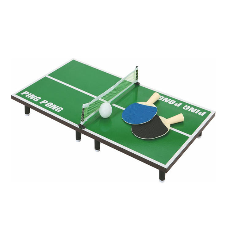 Portable Tabletop Tennis Set - Fun Mini Game for Kids and Adults