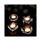 Crystal glass candle holders small candle stick holder for Birthday home decoration