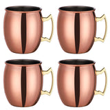 Moscow Mule Rosegold 500ml smooth Barrell Copper Plated Cups