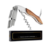 Wine Bottle Openers Easily Use Custom Wooden Handle Corkscrew Wine Bottle Opener