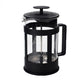 350ml Black Plastic Case Coffee Press High Temperature Resistance Glass Press Coffee Maker French Press