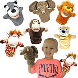 3 Giraffe Hand puppet