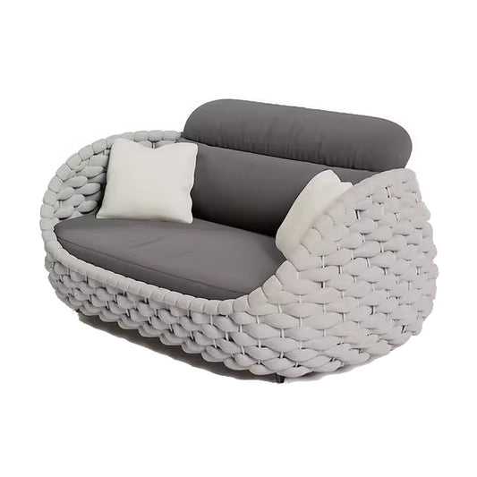 Patio Outdoor Furniture Rattan Sofa Curl Rattan Sofa Leisure Lounge Chair Garden Sets