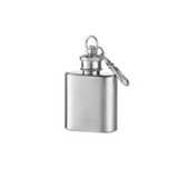 Silver Mini Hip Flask - Vintage Design, 304 Stainless Steel, 1 to 18oz Capacity