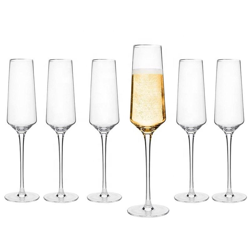 220ml Lead Free Crystal Champagne Glass