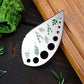 Steel Herb Stripper - 9 Holes Kitchen Tool for Herb Leaf Stripping, Metal