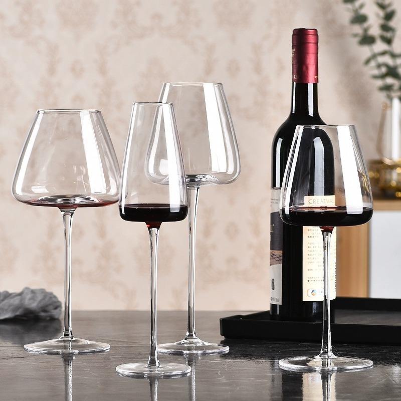 520ml Lead Free Crystal Dimple Wine Glass