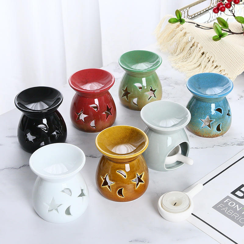 Ceramic Oil Burner Star Moon Oil Burners