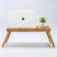 Small table on bed Wooden tea table Foldable computer table on bed Simple small bamboo bed table for rent