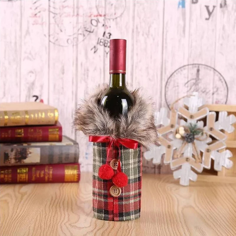 Christmas Wine Bottle Cover