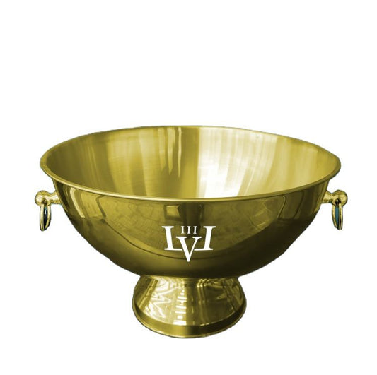 Champagne Beer Gold Metal Ice Bucket