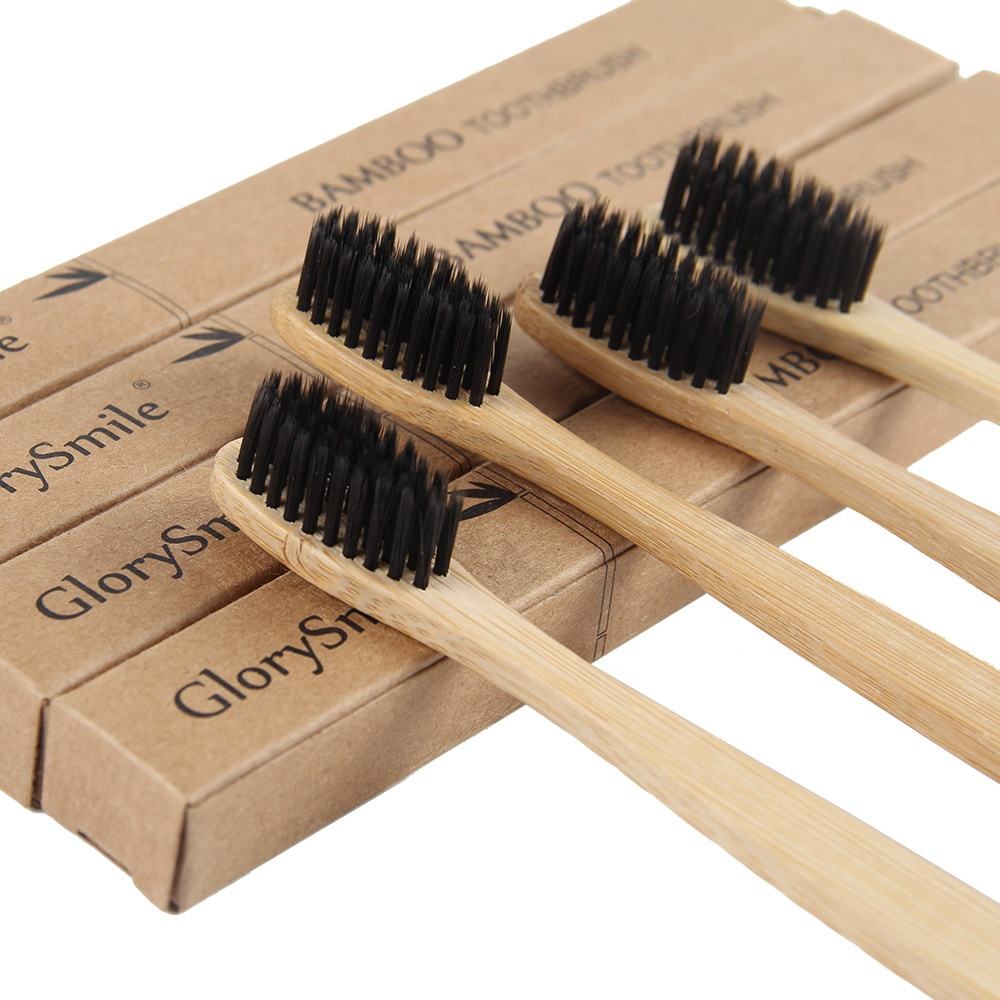 Biodegradable Eco Wood Bamboo Charcoal Toothbrush