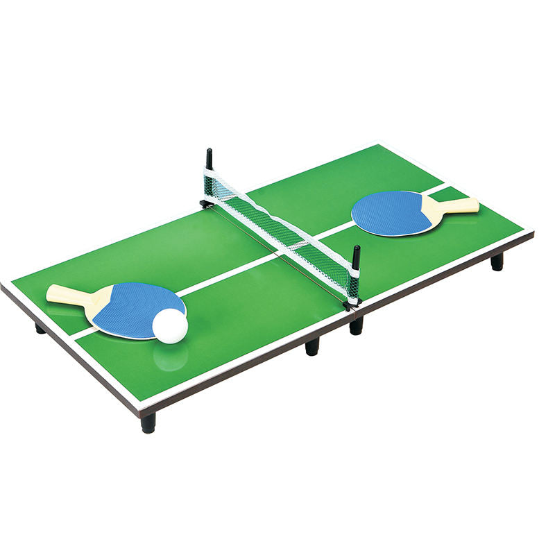 Portable Tabletop Tennis Set - Fun Mini Game for Kids and Adults