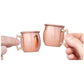 Moscow Mule Barrell Copper Plated Cups Rosegold 60ml Smooth