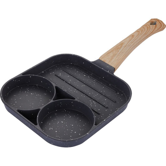 Thickened non stick 2/4 hole frying pan