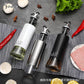 Food Grade Kitchen Vinegar Sprayer Refillable Dispenser Glass Bottle for cooking Silver 350ml