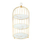 Marble cake stand;
Size: R20*11.20cm;